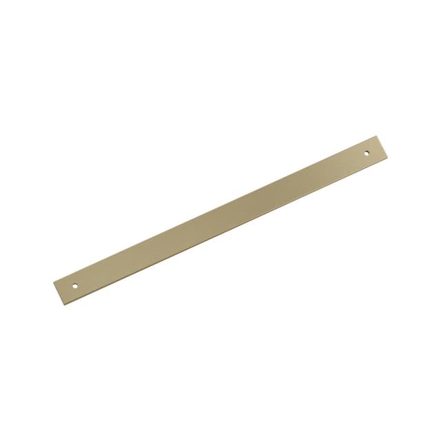 320mm Ladera Rectangle Cabinet Pull Backplate, Golden Champagne