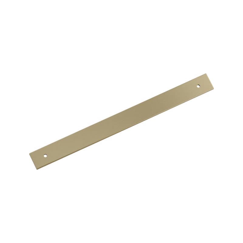 305mm Ladera Rectangle Appliance Pull Backplate, Golden Champagne
