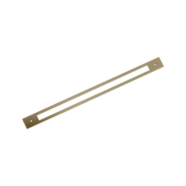 457mm Medora Rectangle Appliance Pull Backplate, Golden Champagne
