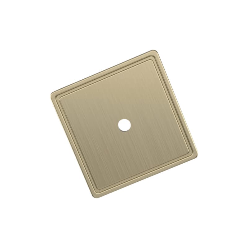 1-9/16" Thoreau Knob Backplate, Golden Champagne