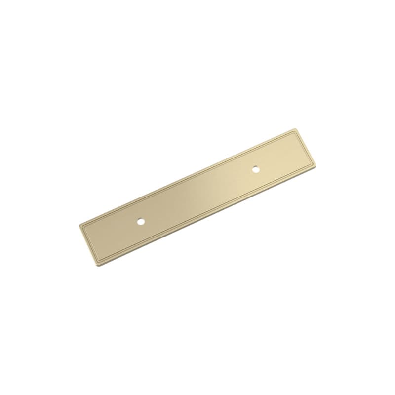 3" Thoreau Pull Backplate, Golden Champagne