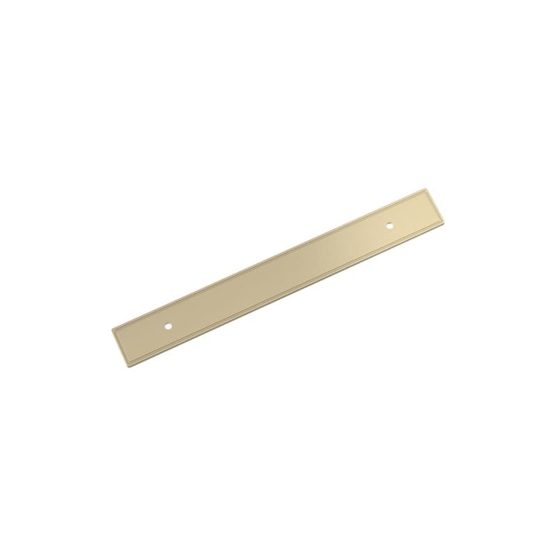 160mm Thoreau Rectangle Backplate, Golden Champagne