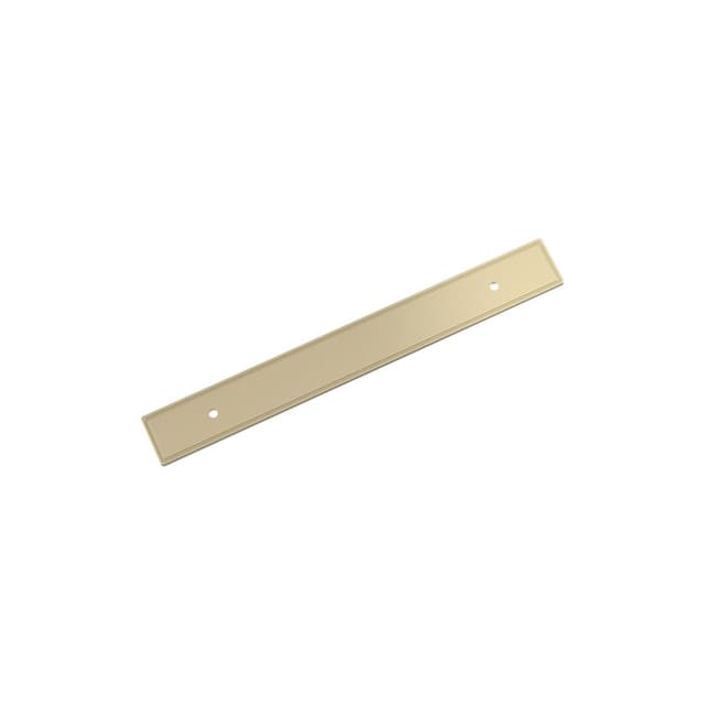 160mm Thoreau Rectangle Backplate, Golden Champagne