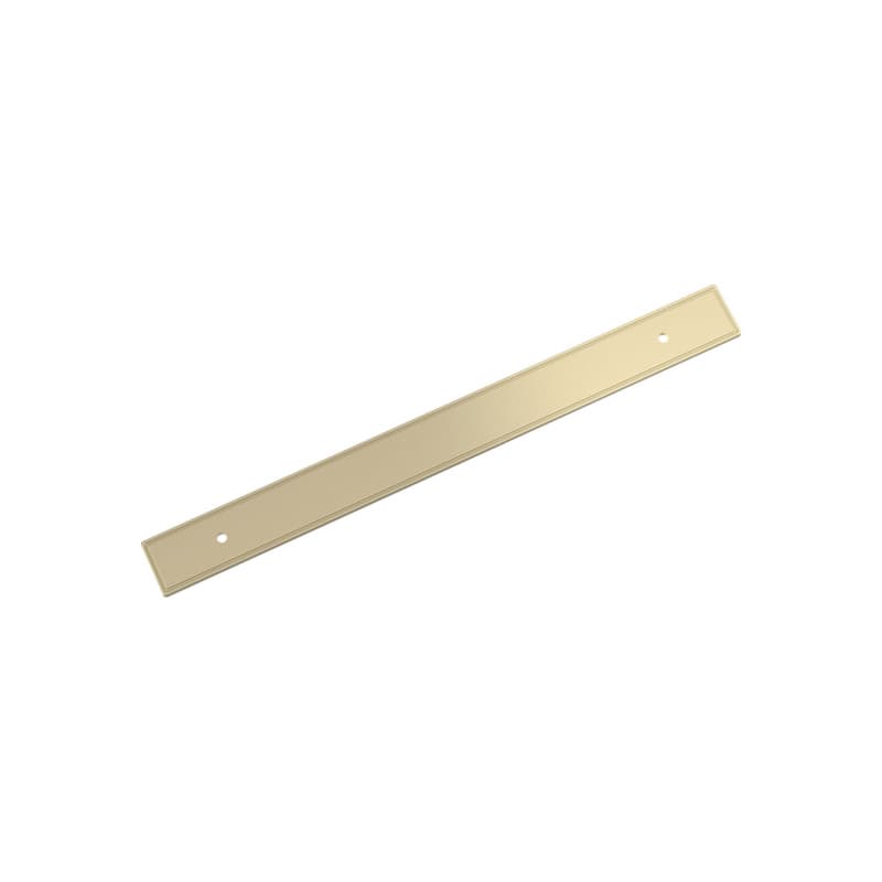 224mm Thoreau Rectangle Backplate, Golden Champagne