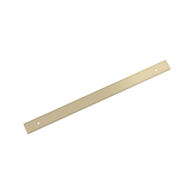320mm Thoreau Rectangle Backplate, Golden Champagne