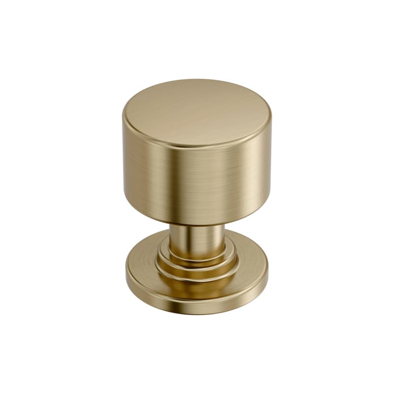 1" Balon Cabinet Knob, Golden Champagne