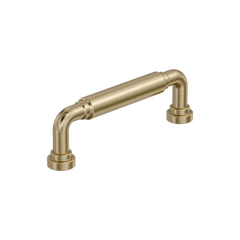3-3/4" Coble Cabinet Pull, Golden Champagne
