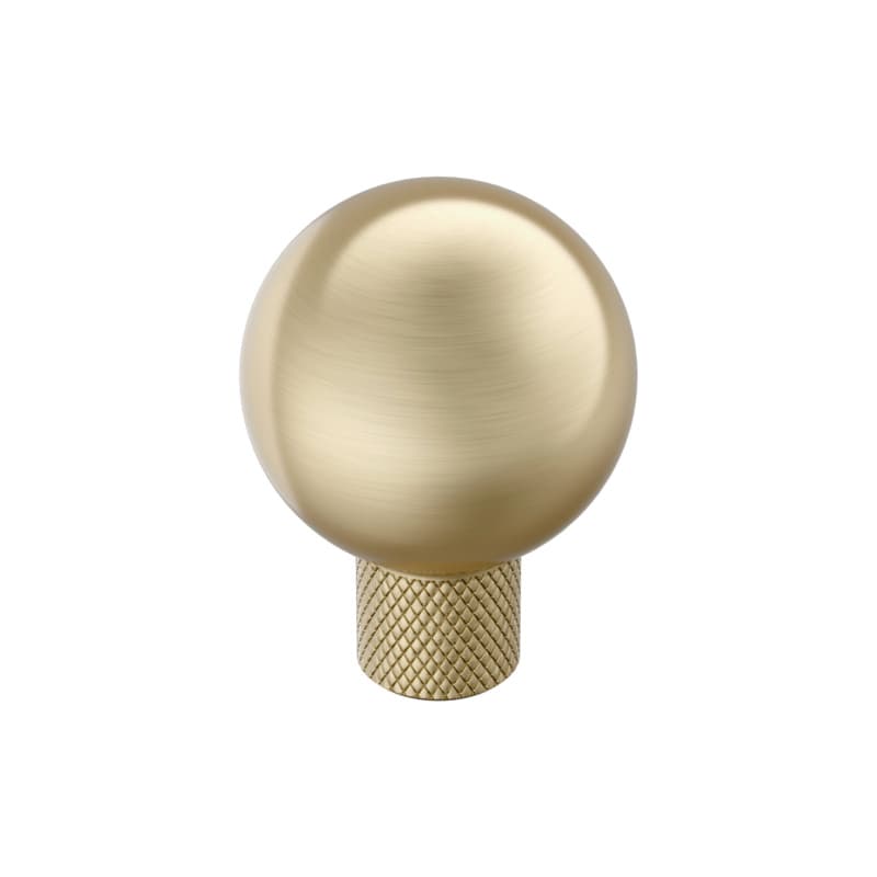 1-1/8" Collet Cabinet Knob, Golden Champagne