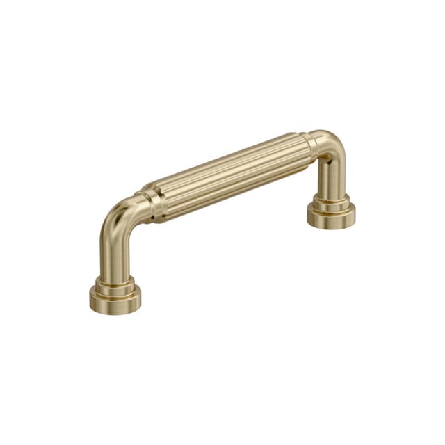 3-3/4" Cowrie Cabinet Pull, Golden Champagne