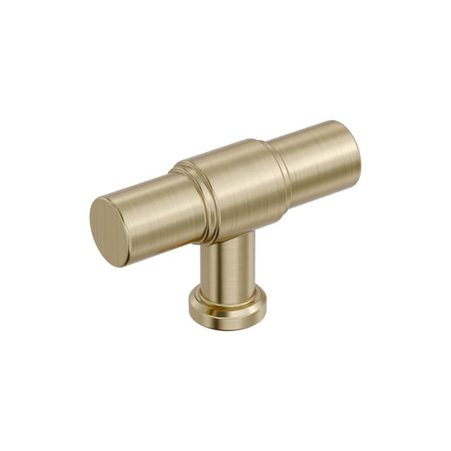 2" Faircrest Cabinet Knob, Golden Champagne