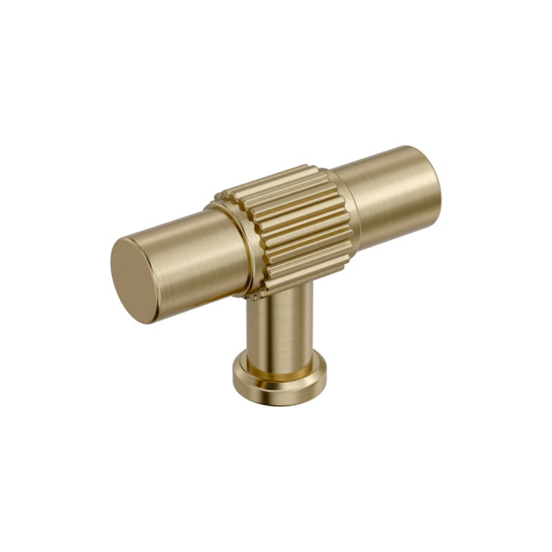 2" Farewind Cabinet Knob, Golden Champagne