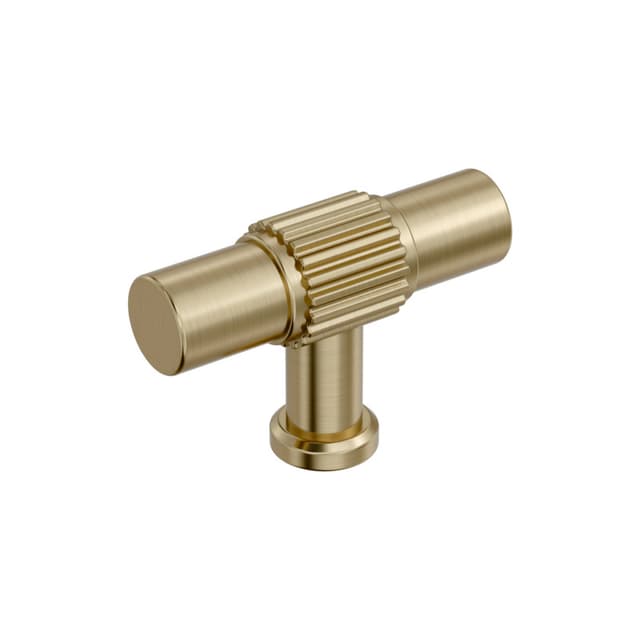 2" Farewind Cabinet Knob, Golden Champagne