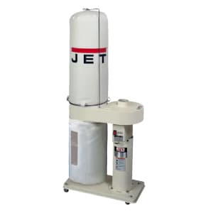 Jet Tools 708642BK DC-650 Dust Collector 1HP Single Phase 115/230V with 30 Micron Filter Bags