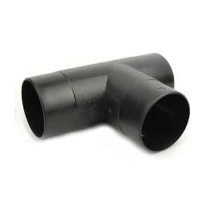 Powermatic 4" T Fitting Black ABS Plastic