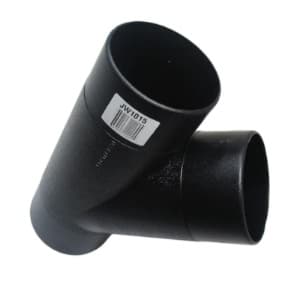 Powermatic 4" Y-Fitting Black Abs Plastic