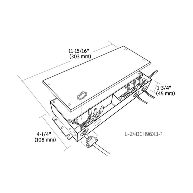 Commercial/Industrial Metal Hardwire Dimmable Power Supply