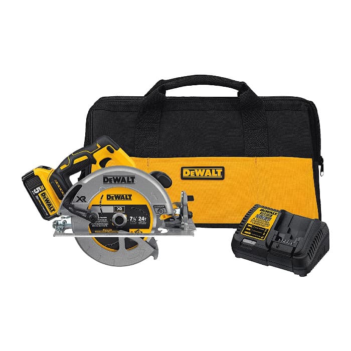 20V Max 7-1/4" Brushless XR Circular Saw Kit with 5.0AH Battery