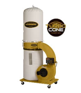 Powermatic PM1300TX-BK Dust Collector 1.75HP 1Ph 115/230V 30 Micron Bag Filter Kit