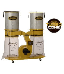 Powermatic PM1900TX-CK1 Dust Collector 3HP 1Ph 230V 2 Micron Canister Kit
