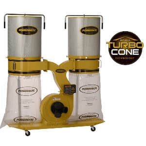Powermatic PM1900TX-CK3 Dust Collector 3HP 3Ph 230/460V 2 Micron Canister Kit
