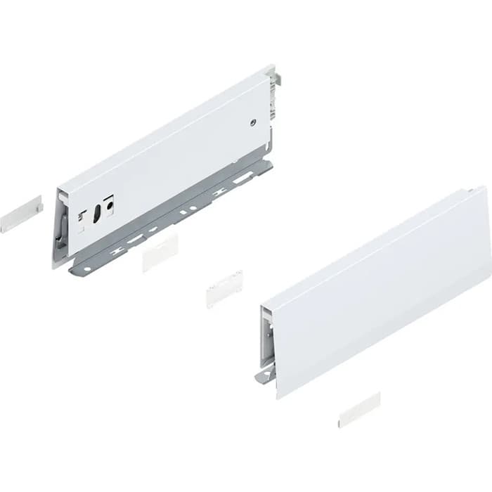 Merivobox Drawer Profile M-Height 91mm, Silk White Matte, 270mm
