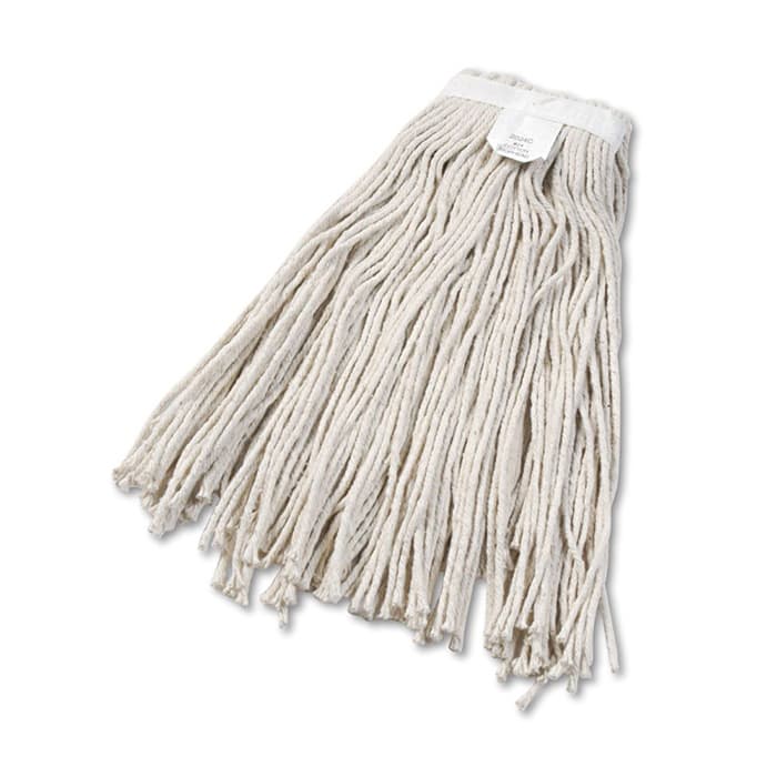 Boardwalk Cotton Cut-End Wet Mop Head, White