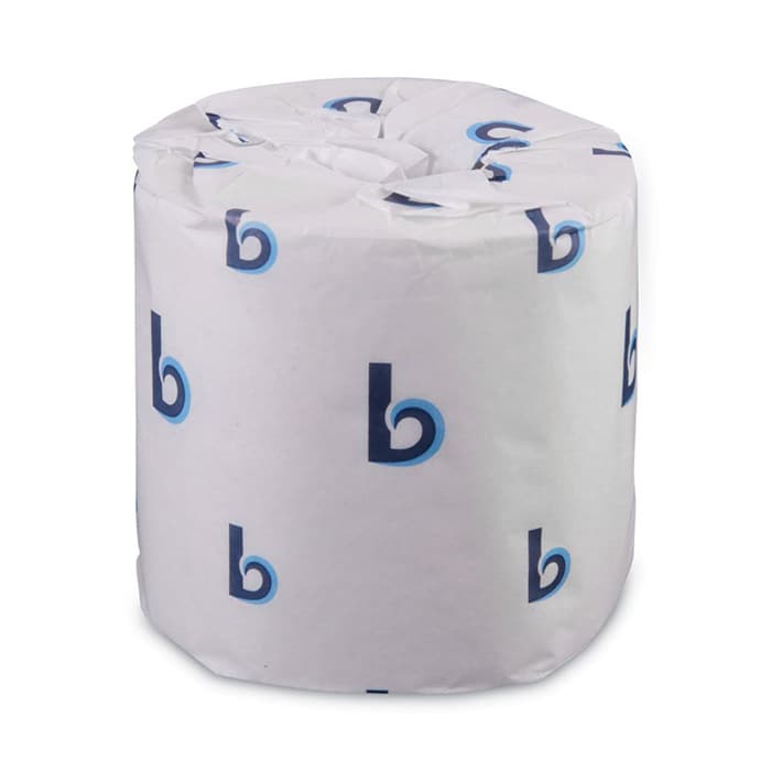 Boardwalk 2-Ply Standard Toilet Paper, 3" x 4" (96 Roll/Box)