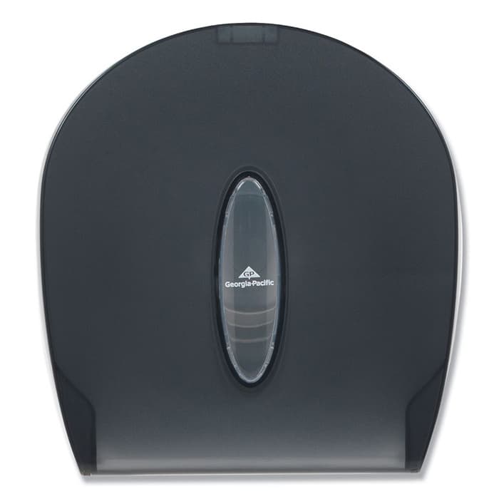 Georgia Pacific Jumbo Toilet Paper Dispenser, Translucent Smoke, 10-19/32" x 5-13/32" x 11-19/64"