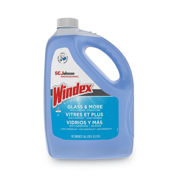 Windex Glass Cleaner with Ammonia-D, 1 Gallon Bottle