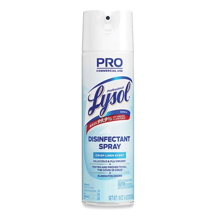 Lysol Professional Crisp Linen Scent Disinfectant Spray, 19 oz Aerosol Spray Can