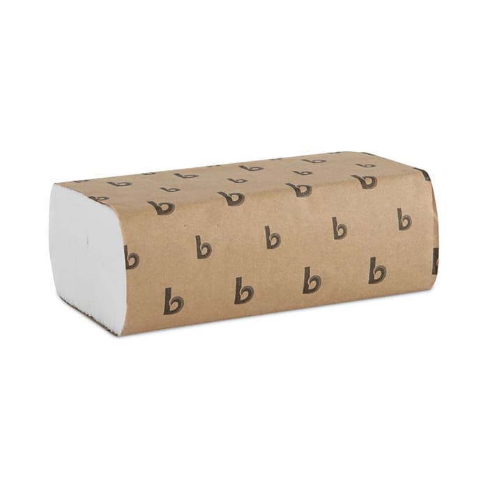 Boardwalk 1-Ply Multifold Paper Towel, White, 9" x 9-29/64" (250/Pack)