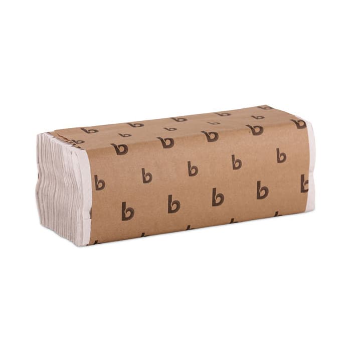 Boardwalk 1-Ply C-Fold Paper Towel, Bleached White, 11-3/4" x 10" (200 Sheet/Pack)