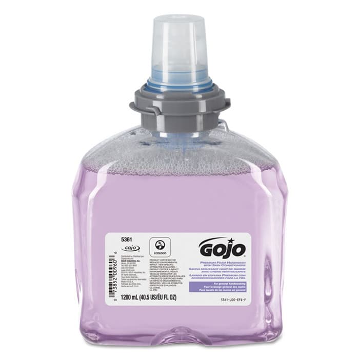 Gojo TFX Luxury Fresh Scent Foam Hand Wash Refill, 1.2L (2/Box)