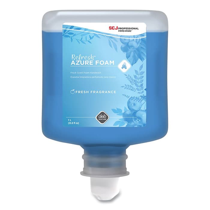 Refresh Foaming Fresh Apple Scent Hand Soap Manual Cartridge Refill, 1L (6/Box)