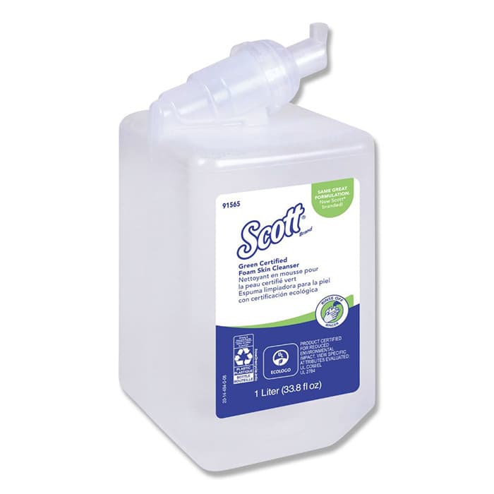 Scott Unscented Foam Skin Cleanser, 1L Bottle (6/Box)
