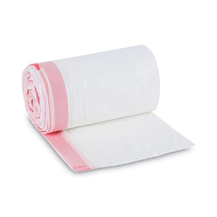 Boardwalk 13 Gallon Drawstring Trash Bag, White (100/Box)