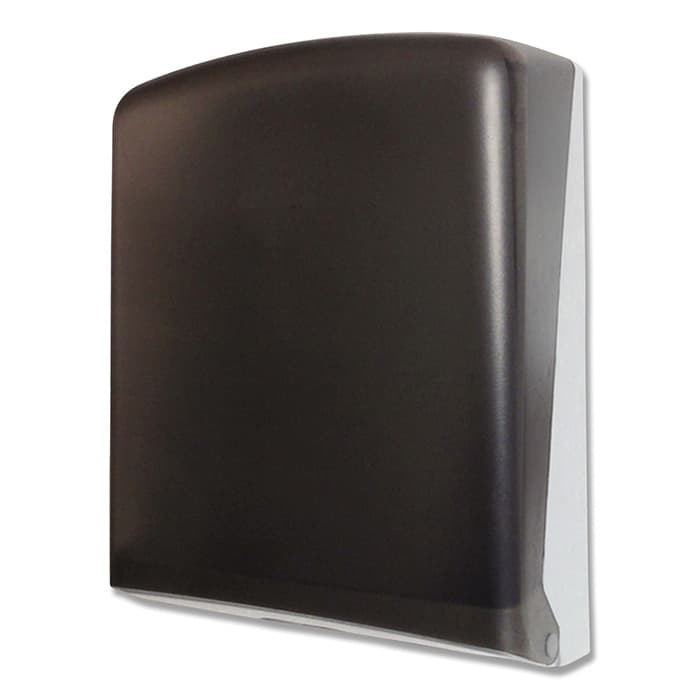 GEN Folded Towel Dispenser, Smoke, 11" x 4-1/2" x 14"