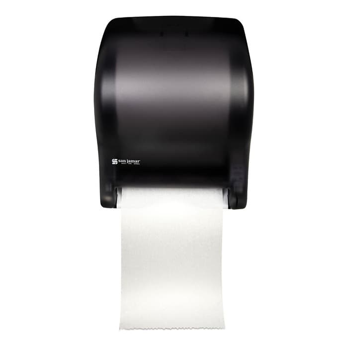 San Jamara Tear-n-Dry Essence Automatic Towel Dispenser, Black, 11-3/4" x 9-1/8" x 14-7/16"