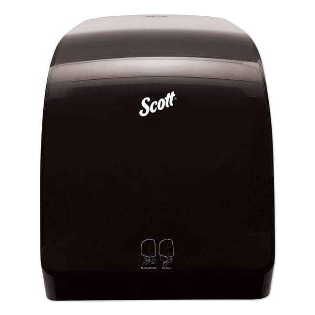 Scott Pro Electronic Hard Roll Towel Dispenser, Smoke, 12-21/32" x 9-3/16" x 16-7/16"