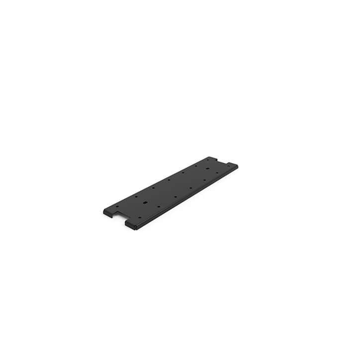 Youk Middle Cabinet Bracket for 12-5/8" Depth Ladder, Jet Black