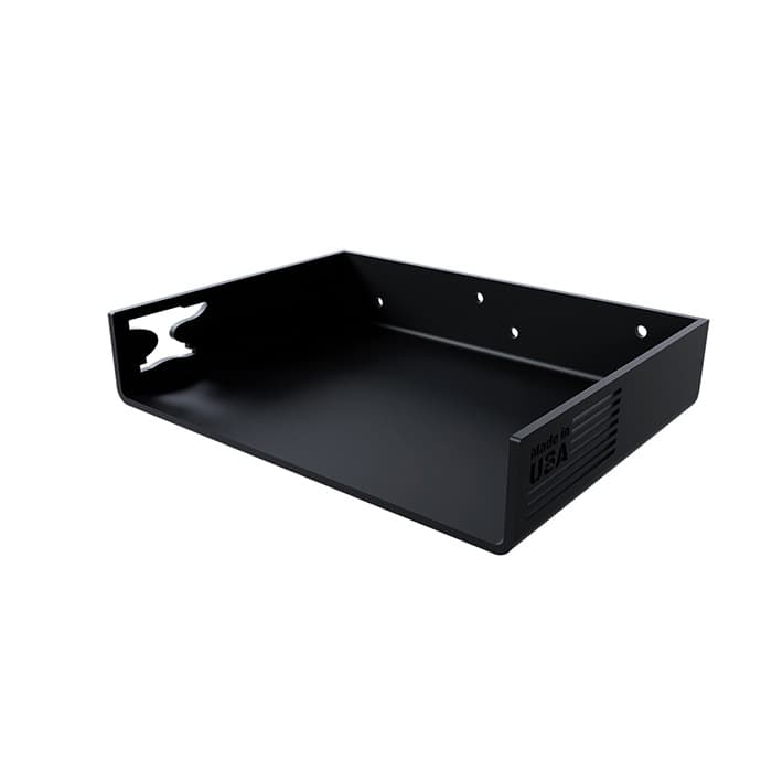 5-1/2" Concealed Storage Floating Shelf Bracket, Black
