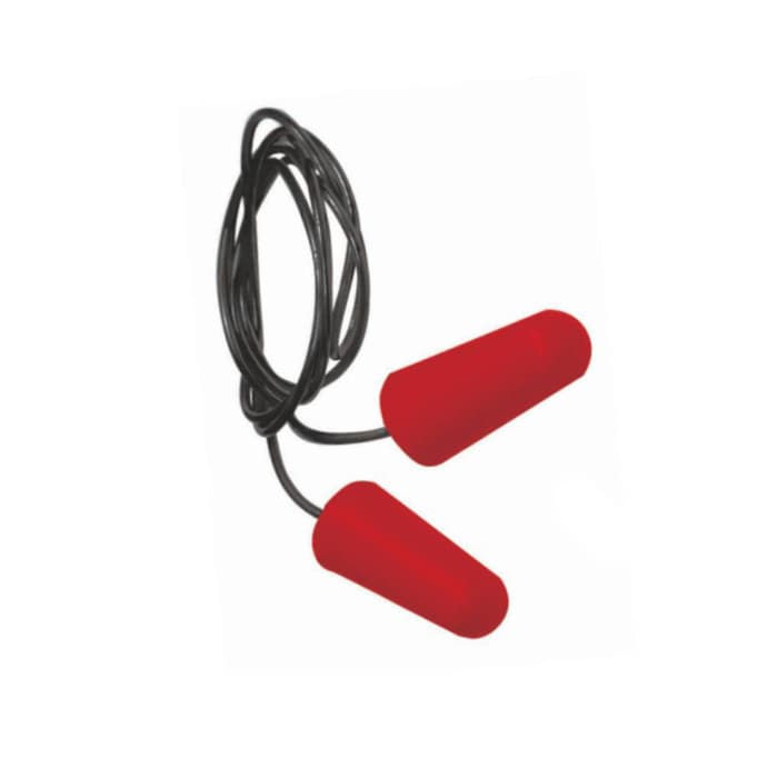 Corded NRR 32dB Foam Earplug, Red (200/Box)