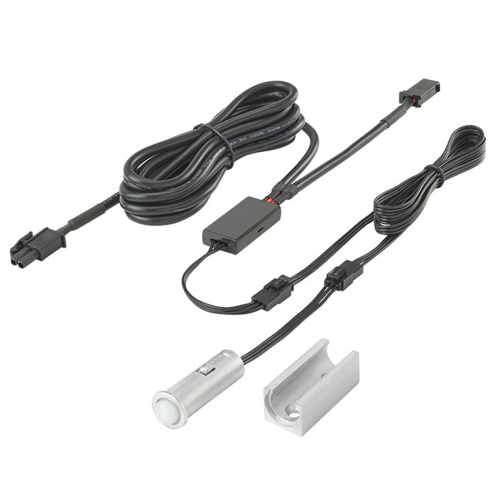 60W/96W Round Motion Sensor, 1-7/16", Nickel