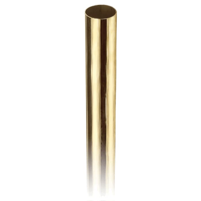 2" x 8' Rail Tubing, Satin Stainless Steel