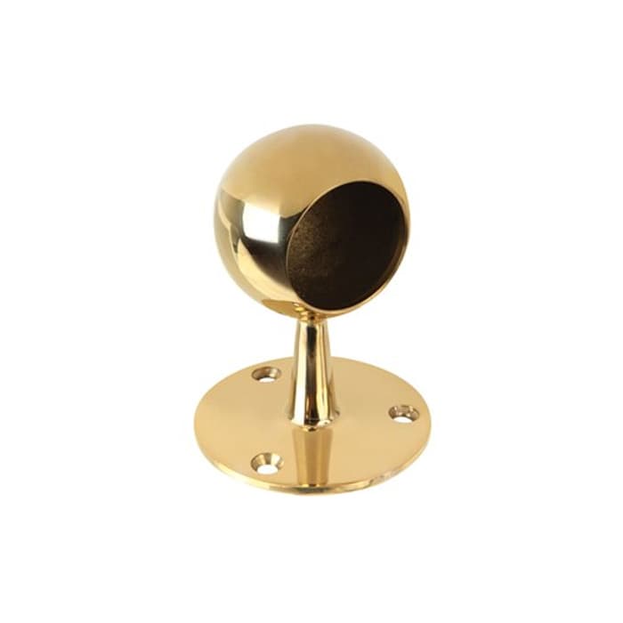 2-15/16" Ball End Short Post, Polished Brass