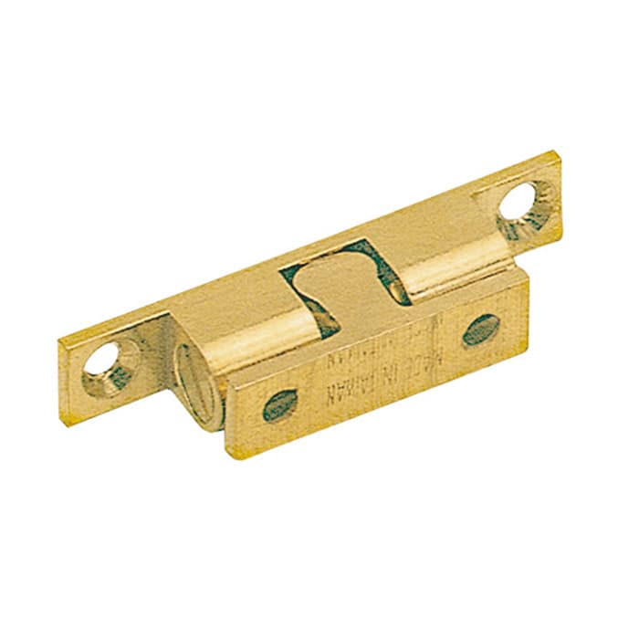 Adjustable Tension Catch, Bright Brass