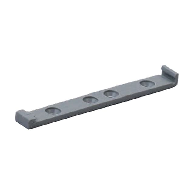 Impulse Push to Open Push-Latch Baseplate without Stop, Gray