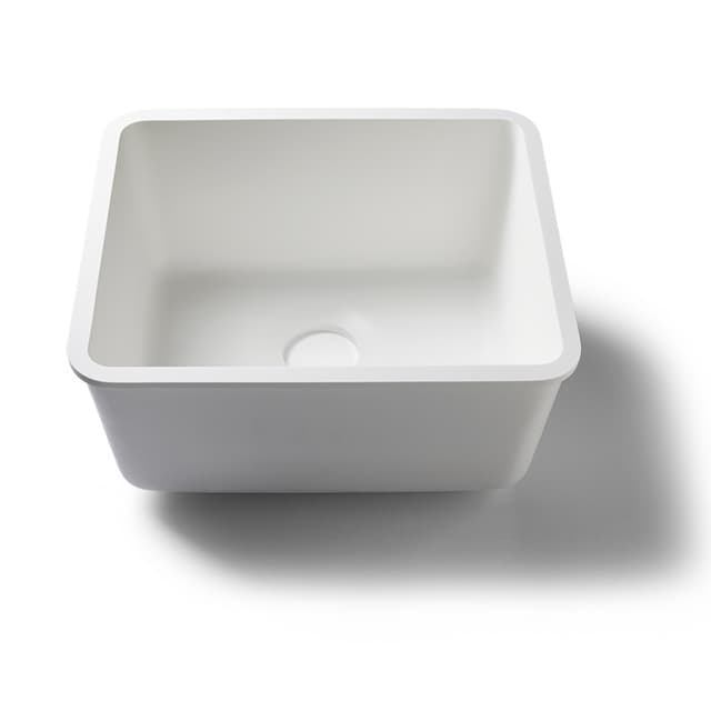 1815 Acrylic Undermount Single Bowl Vanity Sink, 19-1/8" x 16-1/4" x 9-3/4", Arctic