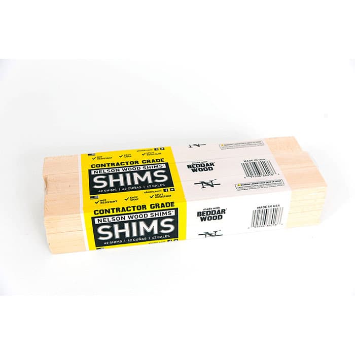 Beddar Contractor Grade Wood Shims (42/Box)