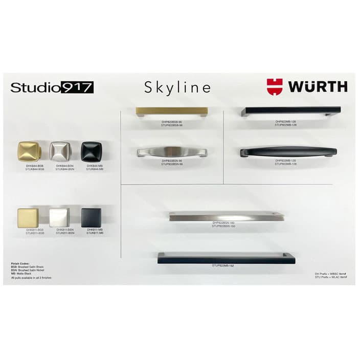 S917 SKYLINE BOARD 21.5"W X 13"H, SKYLINE DISPLAY BOARD